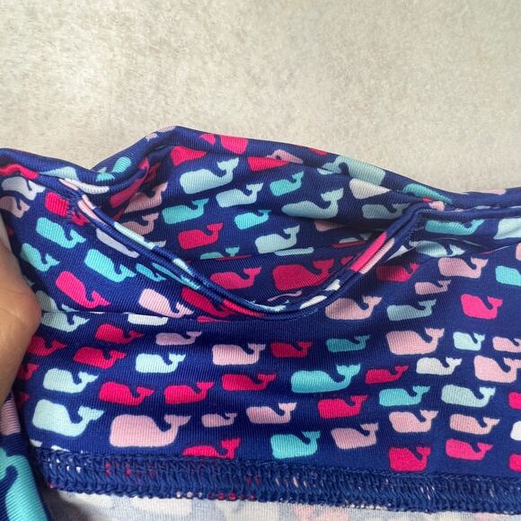 Vineyard Vines Womens All Over Whale Print Performance Leggings M Capri Athletic - Picture 5 of 9